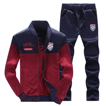 Set bărbătesc primăvară-toamnă cu guler baseball, mâneci lungi, D10