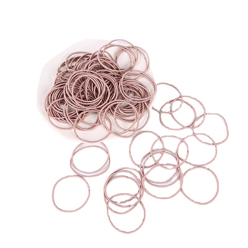 Elastic de păr din nylon de 2 mm, stil coreean, accesoriu pentru păr feminin pentru adulți