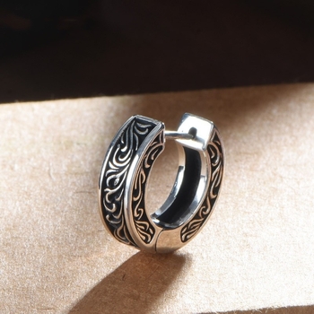 Cercei placati cu argint, stil vintage - Unisex