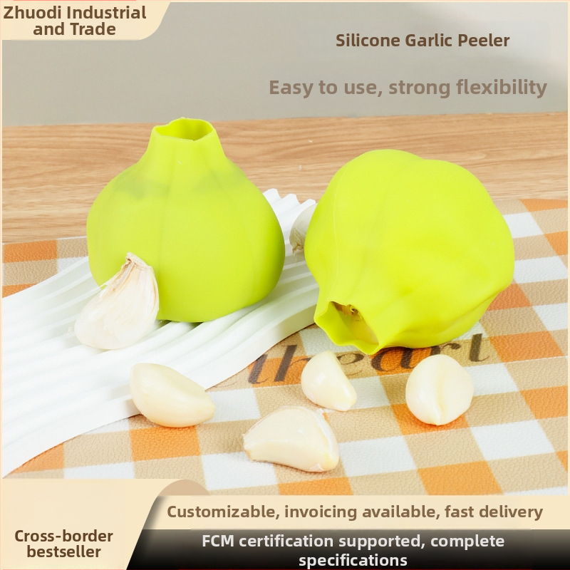 Curățător de usturoi din silicon, de calitate alimentară, instrument manual pentru curățare, bucătărie