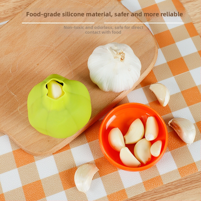 Curățător de usturoi din silicon, de calitate alimentară, instrument manual pentru curățare, bucătărie