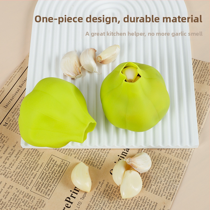 Curățător de usturoi din silicon, de calitate alimentară, instrument manual pentru curățare, bucătărie