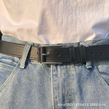 Curea de bărbați din piele PU, cataramă din aliaj, lățime 2–4 cm, accesoriu casual de modă