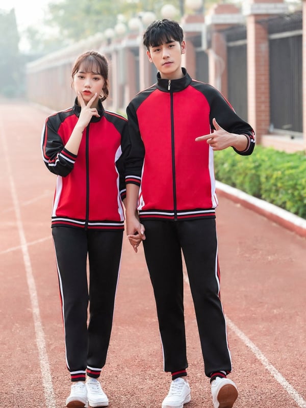 Costum sportiv unisex toamnă-iarnă pentru adulți, uniforme școlare și de clasă, ținută sportivă casual pentru familie, uniforme de echipă și îmbrăcăminte de lucru.
