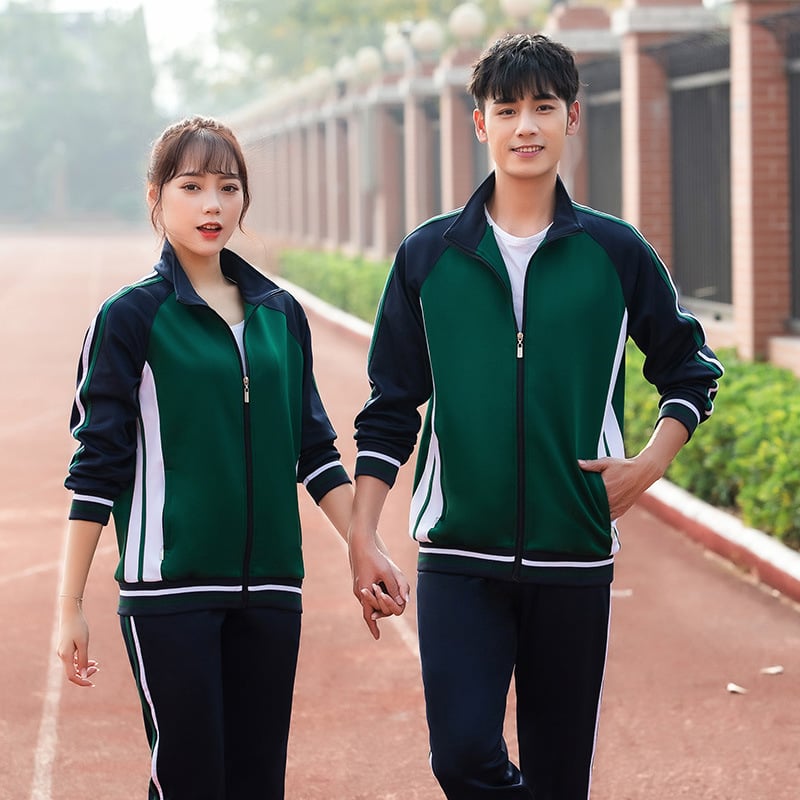 Costum sportiv unisex toamnă-iarnă pentru adulți, uniforme școlare și de clasă, ținută sportivă casual pentru familie, uniforme de echipă și îmbrăcăminte de lucru.