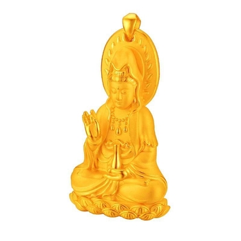 Pandantiv Guanyin Bodhisattva pentru bărbați, colier cu pandantiv geometric, stil etnic, lux discret