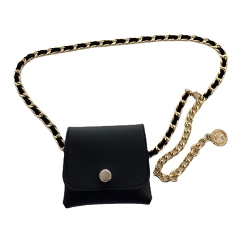 Lanț metalic de talie pentru mini poșete – curea cu lanț, accesoriu pentru sacou