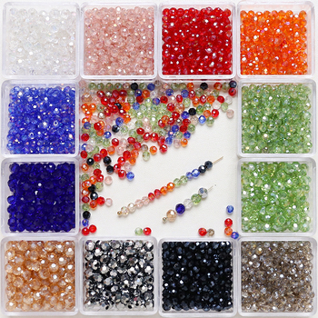 10 g pungă cu mărgele rotunde din sticlă cristal colorată pentru bijuterii DIY, potrivite pentru coliere și cercei