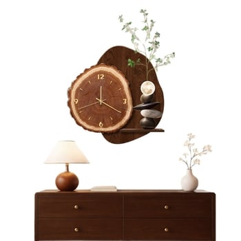 Ceas de perete în stil antic, cu motiv de fundal TV, tablou decorativ, mișcare silențioasă, pentru living și sufragerie