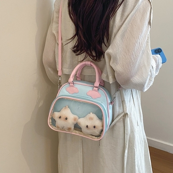 Ita bag σε σχήμα συννεφού, ροζ και μπλε, διαφανής, τσάντα ώμου και crossbody, καλοκαίρι 2026