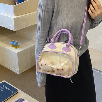 Ita bag σε σχήμα συννεφού, ροζ και μπλε, διαφανής, τσάντα ώμου και crossbody, καλοκαίρι 2026
