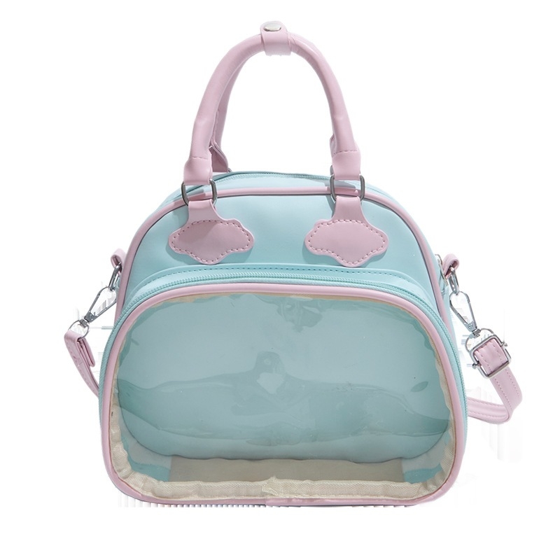 Ita bag σε σχήμα συννεφού, ροζ και μπλε, διαφανής, τσάντα ώμου και crossbody, καλοκαίρι 2026