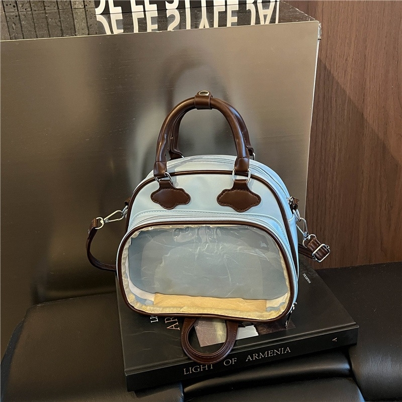 Ita bag σε σχήμα συννεφού, ροζ και μπλε, διαφανής, τσάντα ώμου και crossbody, καλοκαίρι 2026
