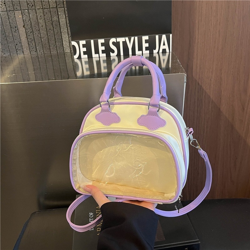 Ita bag σε σχήμα συννεφού, ροζ και μπλε, διαφανής, τσάντα ώμου και crossbody, καλοκαίρι 2026