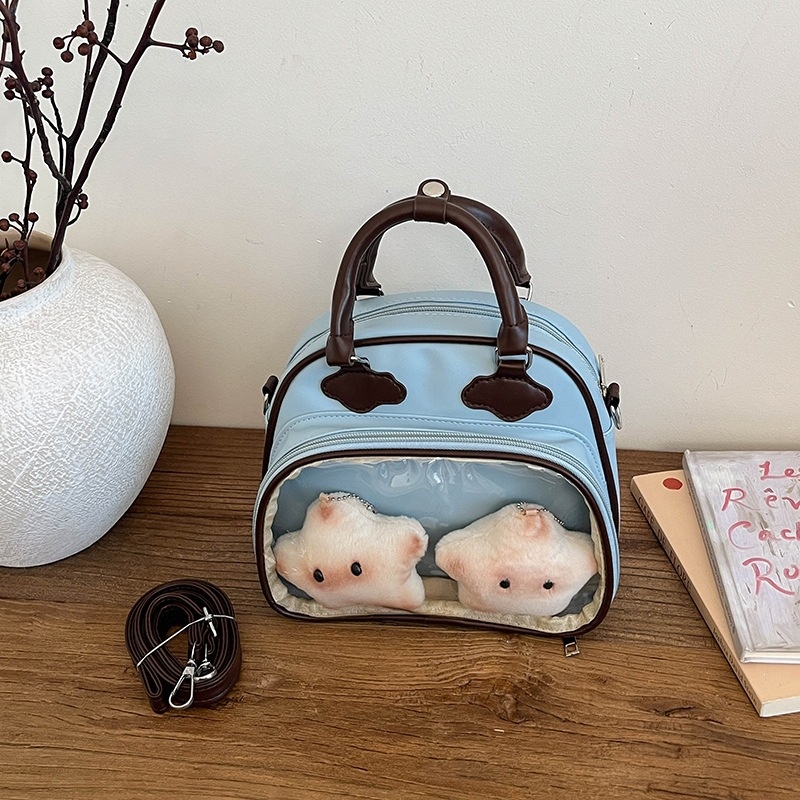 Ita bag σε σχήμα συννεφού, ροζ και μπλε, διαφανής, τσάντα ώμου και crossbody, καλοκαίρι 2026