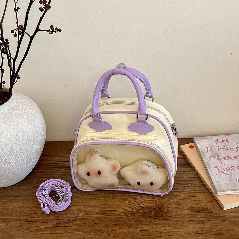 Ita bag σε σχήμα συννεφού, ροζ και μπλε, διαφανής, τσάντα ώμου και crossbody, καλοκαίρι 2026