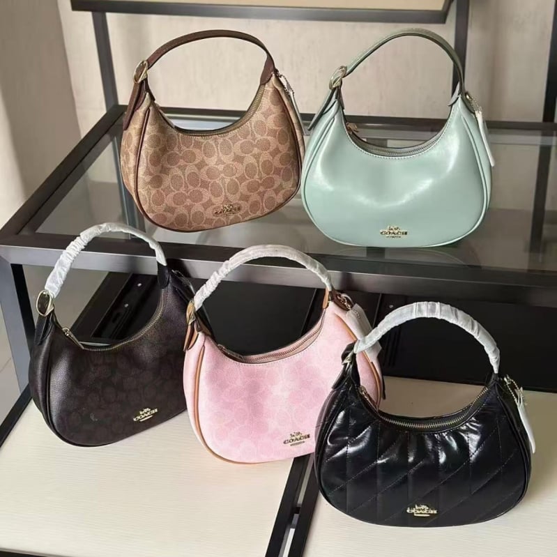 Oleco Emily 23 Geantă de umăr clasică, în formă de semilună, crossbody