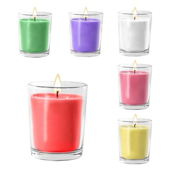 Candelă din ceară de soia aromaterapie în pahar de sticlă colorat, cadou romantic pentru casă, de înaltă calitate