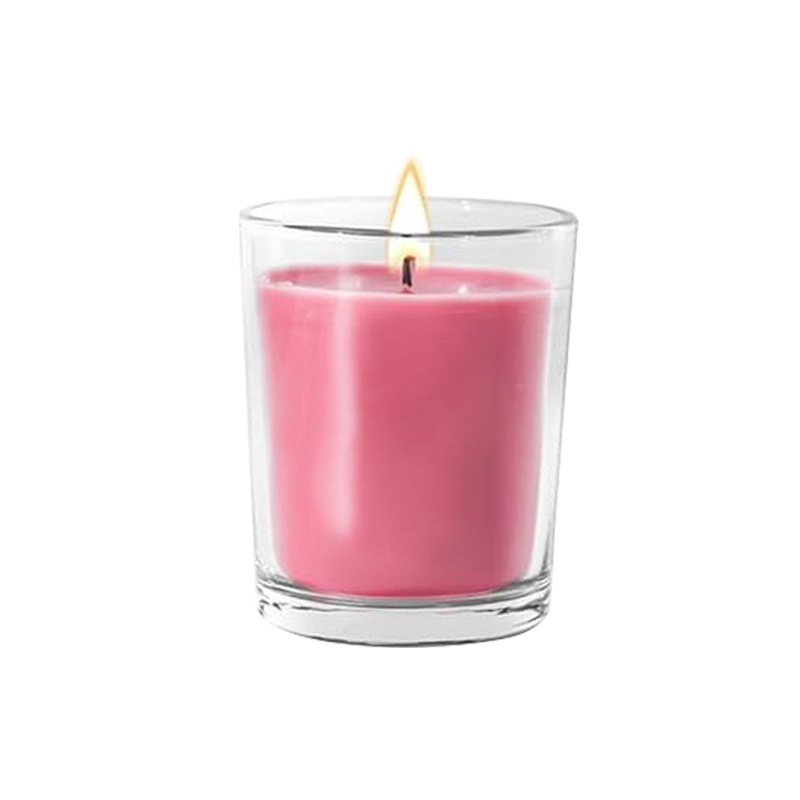 Candelă din ceară de soia aromaterapie în pahar de sticlă colorat, cadou romantic pentru casă, de înaltă calitate