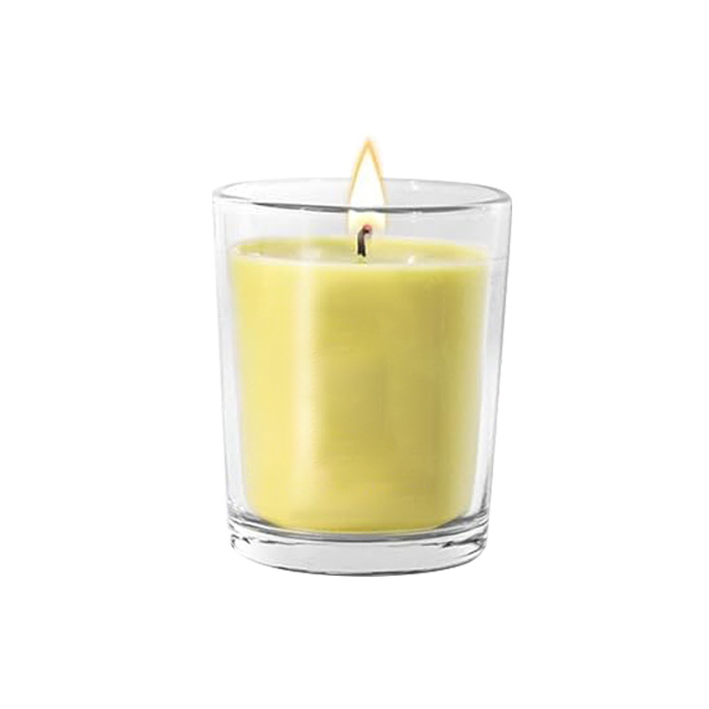 Candelă din ceară de soia aromaterapie în pahar de sticlă colorat, cadou romantic pentru casă, de înaltă calitate