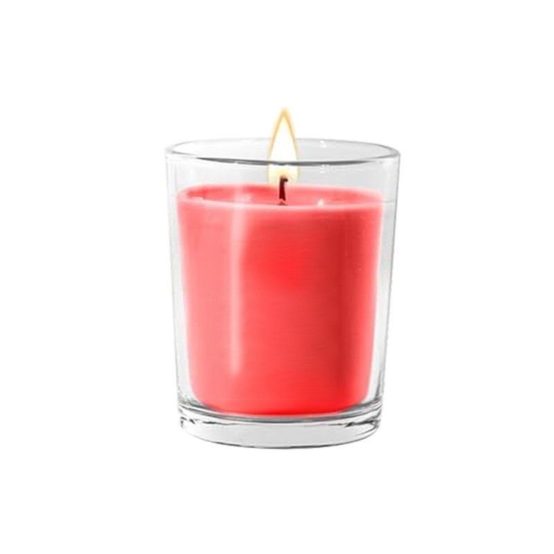 Candelă din ceară de soia aromaterapie în pahar de sticlă colorat, cadou romantic pentru casă, de înaltă calitate