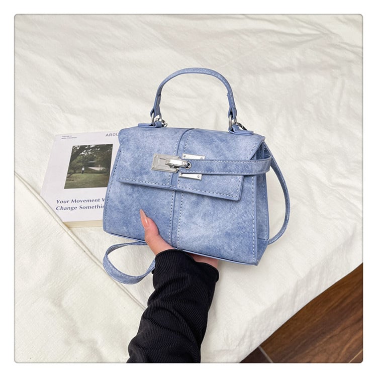 Geantă crossbody pentru femei, textură lychee, design minimalist și elegant, geantă versatilă pentru zi cu zi în stil Kelly