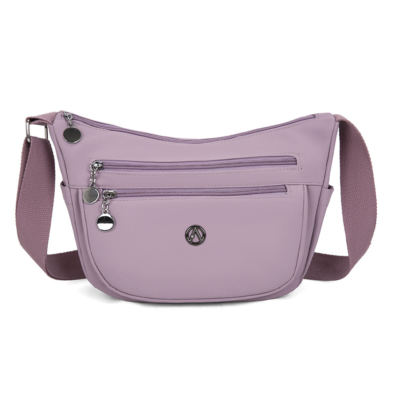 Geantă de damă din nylon, cu capacitate mare și compartimente multiple, crossbody pentru uz zilnic, model 2025