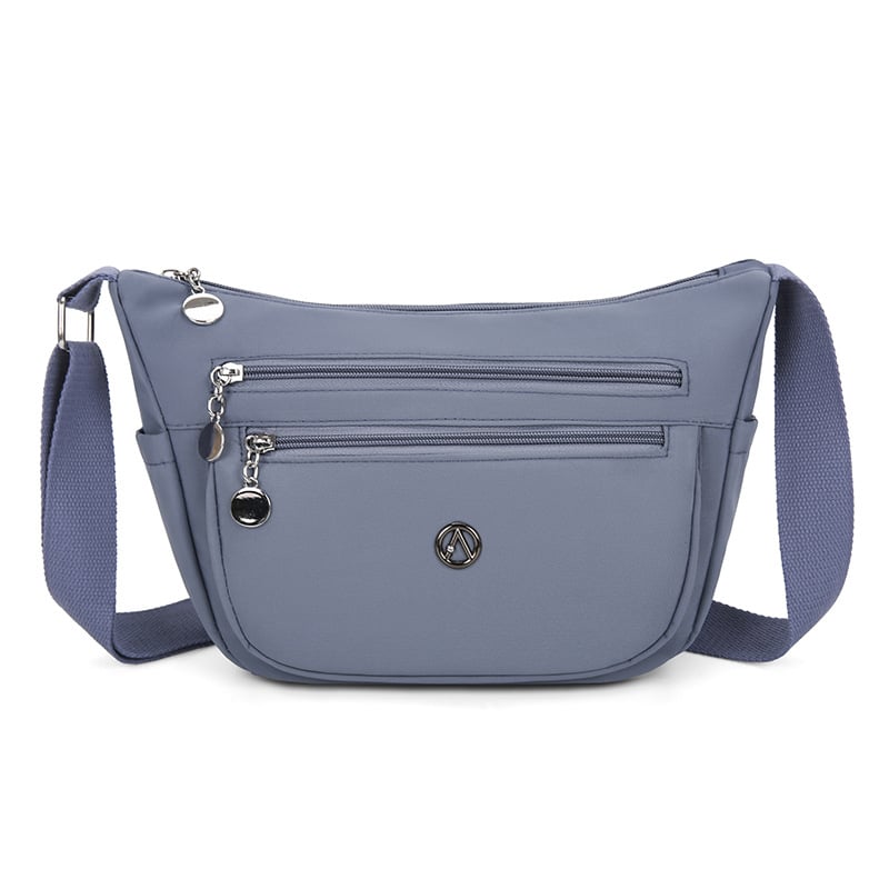 Geantă de damă din nylon, cu capacitate mare și compartimente multiple, crossbody pentru uz zilnic, model 2025