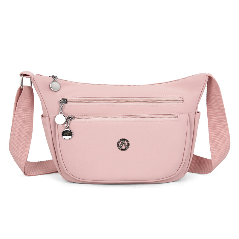 Geantă de damă din nylon, cu capacitate mare și compartimente multiple, crossbody pentru uz zilnic, model 2025