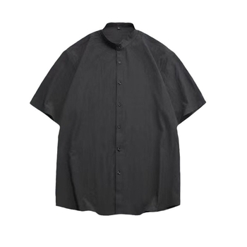 Cămașă de vară pentru bărbați, cu mânecă scurtă, stil coreean, croială slim-fit, versatilă
