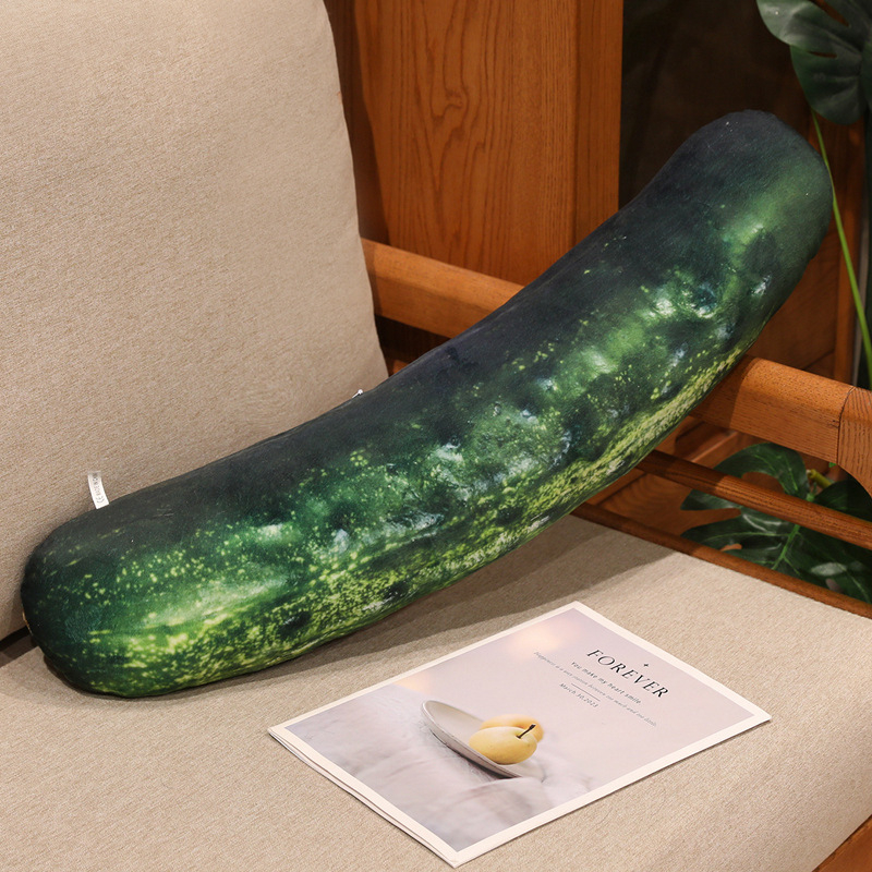 Set de pluș legume: castraveți, porumb și ciupercă pentru decor de casă