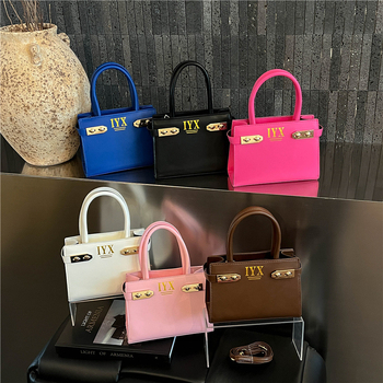 Geantă de damă în formă de aripă, capacitate mare, crossbody, design color-block la modă