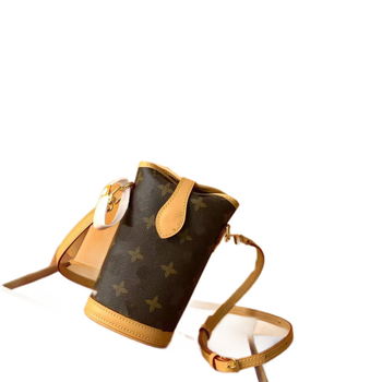 Geantă din piele cu monogram, crossbody retro, mică geantă pentru telefon, lux ușor