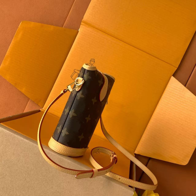Geantă din piele cu monogram, crossbody retro, mică geantă pentru telefon, lux ușor