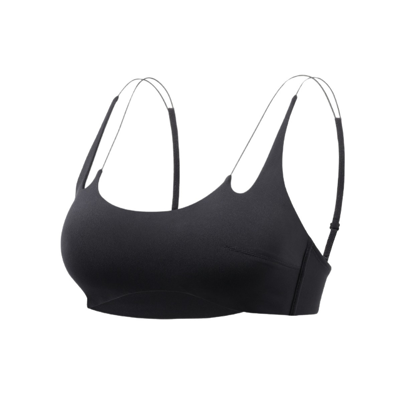 Sutien wireless pentru sân mici, fără cusături, cu bretele subțiri, spate elegant, susținere laterală a sânilor, lenjerie de vară