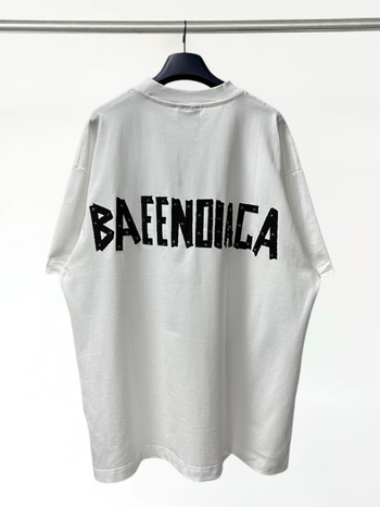 Tricou scurt pentru bărbați și femei, inspirat de Paris, cu aplicație de litere, croi lejer, bumbac 100%