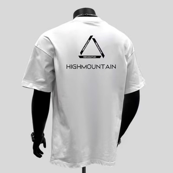Ανδρικό κοντομάνικο T‑shirt από 100% βαμβάκι με εκτύπωση καρτούν – Καλοκαίρι 2025, casual streetwear