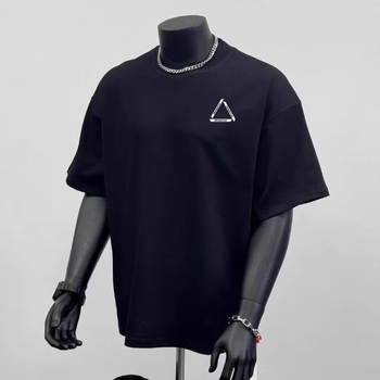 Ανδρικό κοντομάνικο T‑shirt από 100% βαμβάκι με εκτύπωση καρτούν – Καλοκαίρι 2025, casual streetwear