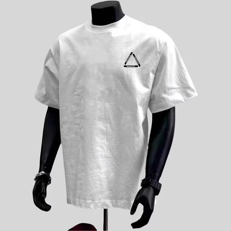 Ανδρικό κοντομάνικο T‑shirt από 100% βαμβάκι με εκτύπωση καρτούν – Καλοκαίρι 2025, casual streetwear
