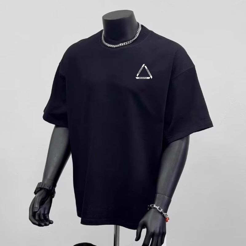 Ανδρικό κοντομάνικο T‑shirt από 100% βαμβάκι με εκτύπωση καρτούν – Καλοκαίρι 2025, casual streetwear
