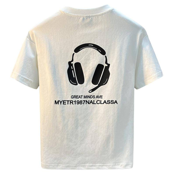 2025 Ανδρική κοντομάνικη μπλούζα T‑Shirt, καλοκαίρι, αμερικανικό streetwear, ρετρό, διαπνέουσα και ελαφριά