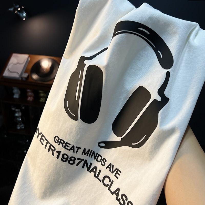 2025 Ανδρική κοντομάνικη μπλούζα T‑Shirt, καλοκαίρι, αμερικανικό streetwear, ρετρό, διαπνέουσα και ελαφριά
