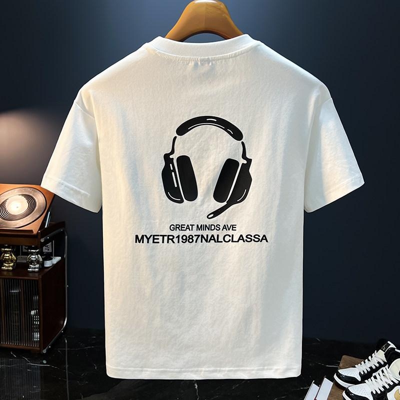 2025 Ανδρική κοντομάνικη μπλούζα T‑Shirt, καλοκαίρι, αμερικανικό streetwear, ρετρό, διαπνέουσα και ελαφριά
