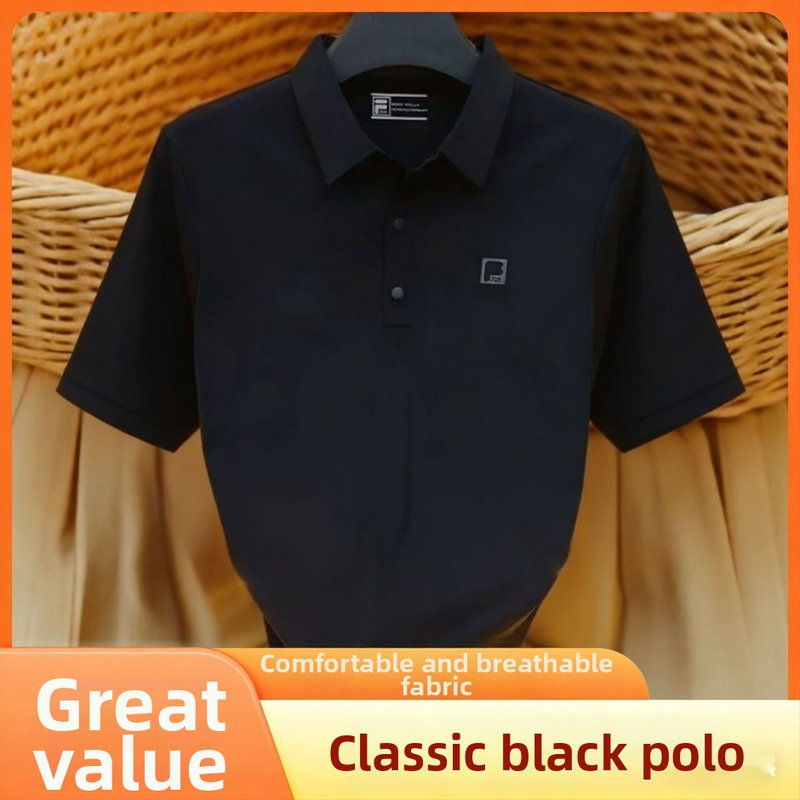 Pánske polo tričko jednofarebné, ľahká bavlna, krátke rukávy, slim fit, leto 2026