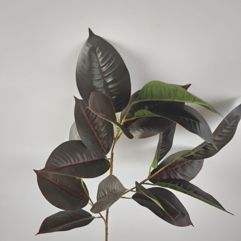Ramură artificială magnolie cu frunze, 100–200 cm, decor pentru sufragerie și recuzită de fotografie