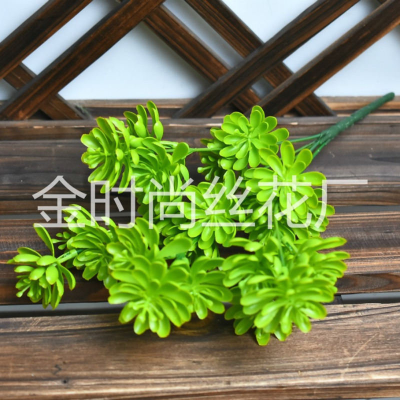 Plantă suculentă artificială în ghiveci, lotus gem, plante verzi de perete acvatice, accesorii pentru decorul floral de nuntă