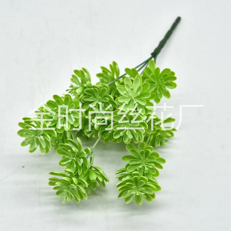 Plantă suculentă artificială în ghiveci, lotus gem, plante verzi de perete acvatice, accesorii pentru decorul floral de nuntă