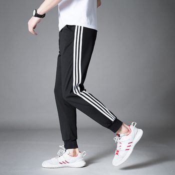 Pantaloni de sport pentru bărbați, primăvară-toamnă, stil coreean casual, lungi, plus size, cu buzunare multiple