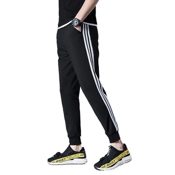 Pantaloni de sport pentru bărbați, primăvară-toamnă, stil coreean casual, lungi, plus size, cu buzunare multiple