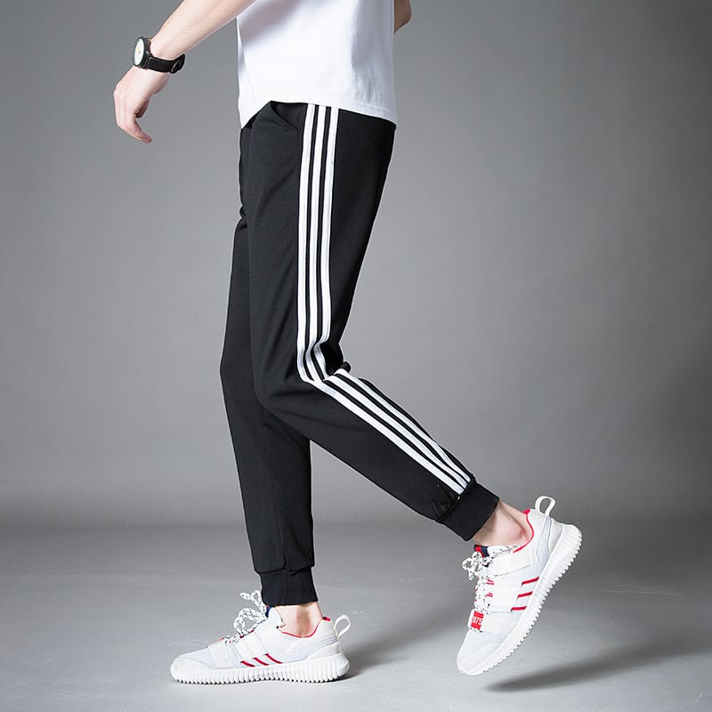 Pantaloni de sport pentru bărbați, primăvară-toamnă, stil coreean casual, lungi, plus size, cu buzunare multiple